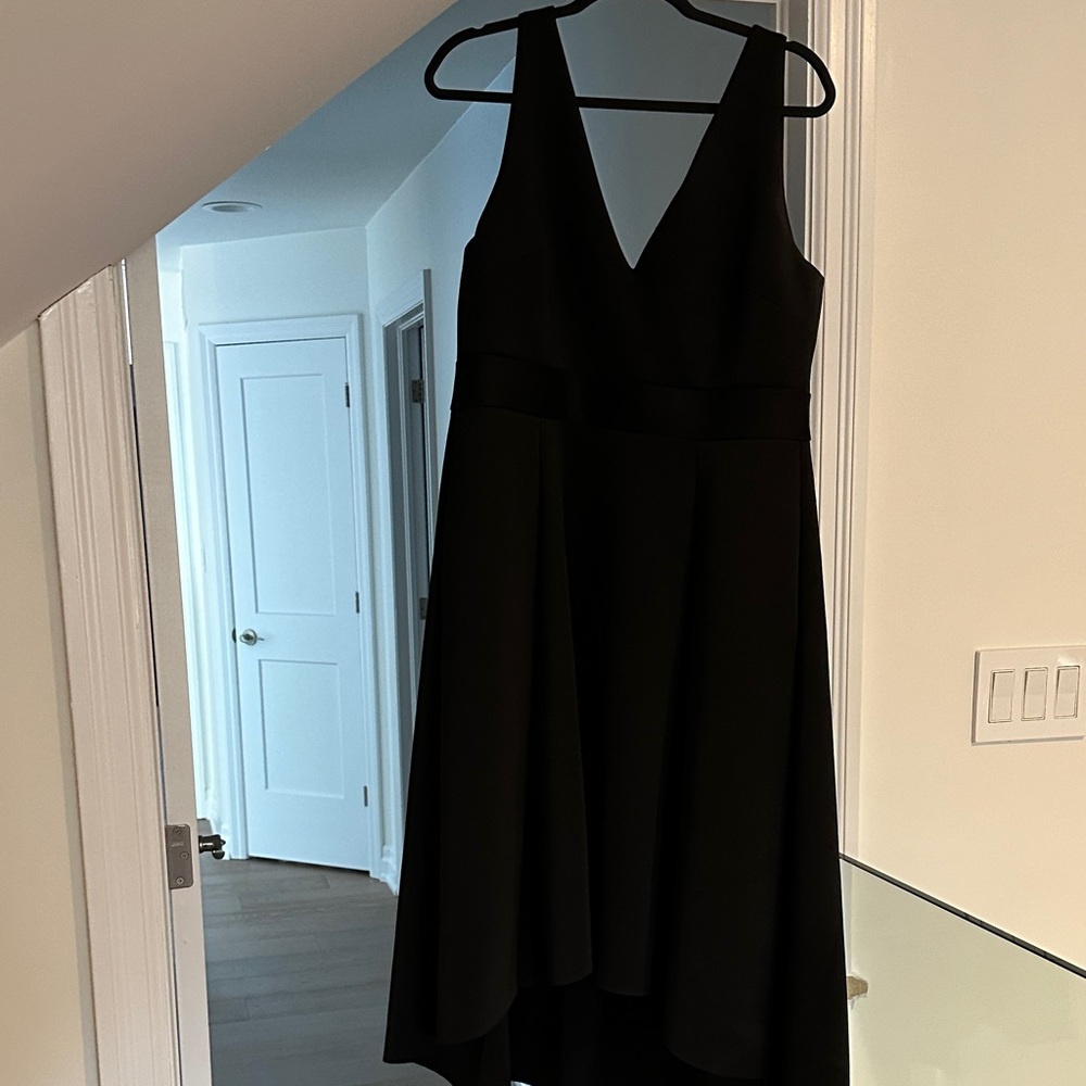 Badgley Mischka Black High Low Dress